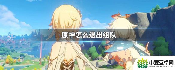 原神如何秒退队伍 原神如何退出多人组队
