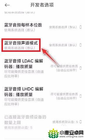 手机蓝牙声道怎么设置 小米11蓝牙音频声道模式调整方法