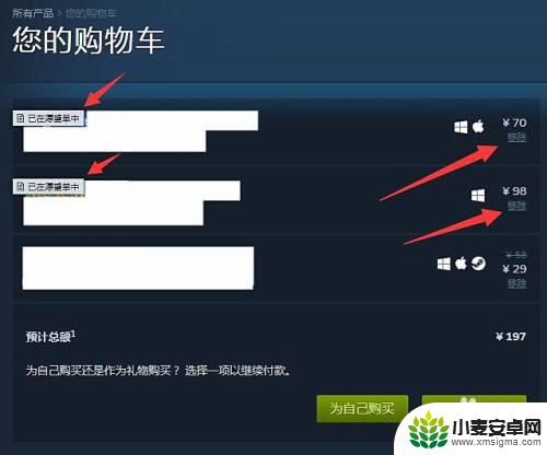 steam购物车里怎么只买一个 如何在Steam购物车中只添加一个游戏