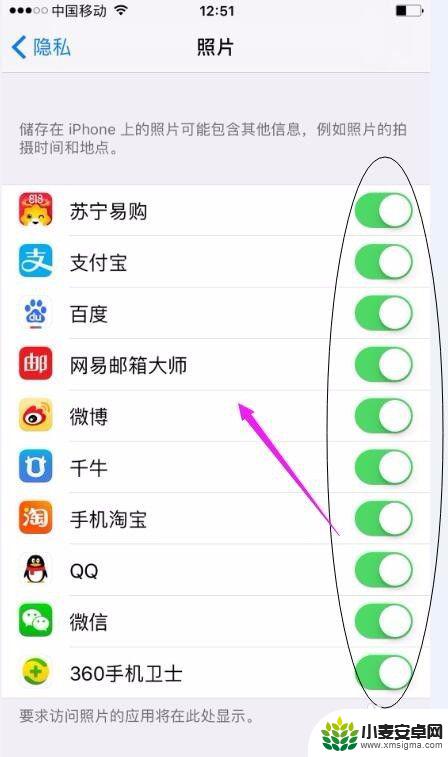 苹果手机设置相册权限怎么设置 iphone苹果手机如何开启照片访问权限