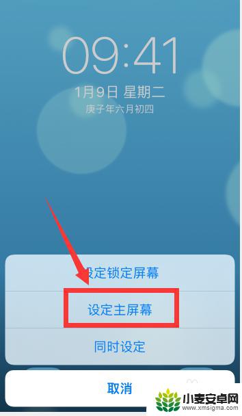 苹果手机锁屏和主屏怎么设置不一样 苹果手机锁屏和主屏幕壁纸设置方法