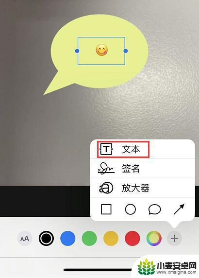 用手机拍照如何添加字母 iPhone 照片标记文字步骤