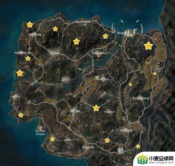 绝地求生泰戈地图密室位置汇总 PUBG泰戈密室位置图片