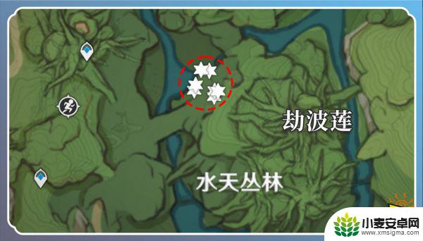 原神草系突破材料地图 原神草神纳西妲突破材料收集路线