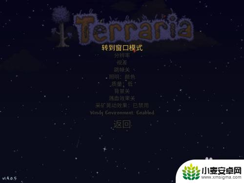 terraria如何全屏 泰拉瑞亚怎么窗口化设置