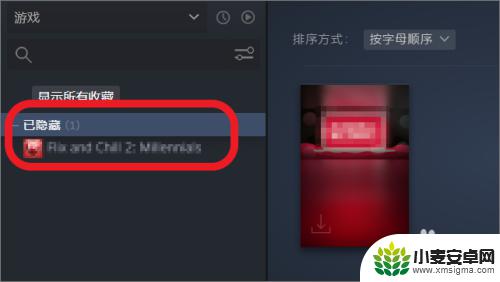 steam更新后怎么查看隐藏游戏 Steam如何查看被隐藏游戏