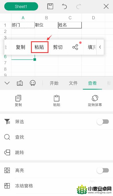 手机上的表格怎么复制粘贴 手机WPS Office表格复制和设置粘贴选项的方法