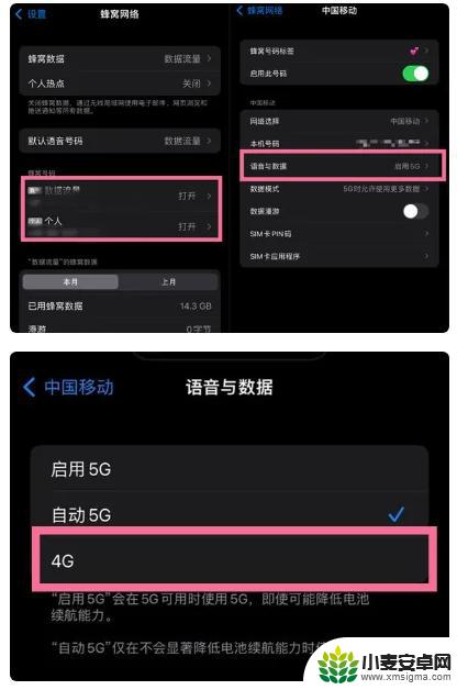 苹果电信手机怎么设置4g 苹果iPhone14如何切换4G和5G网络