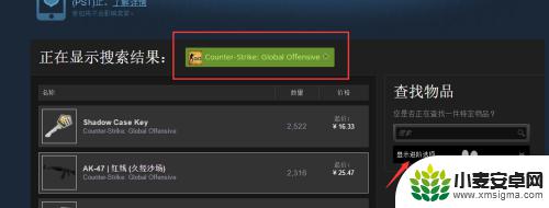 steam的钱怎么买csgo的东西 CSGO道具如何在Steam社区市场购买