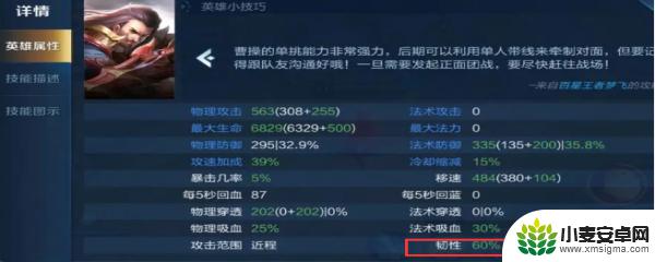 王者荣耀属性韧性有什么用 王者荣耀韧性技巧分享