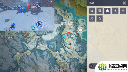 原神雪葬星银大剑获得八个石碑位置 原神八石碑雪山大剑位置
