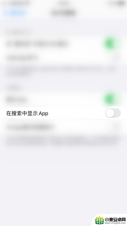 苹果手机关闭app搜索功能 iPHONE如何不在搜索中显示App