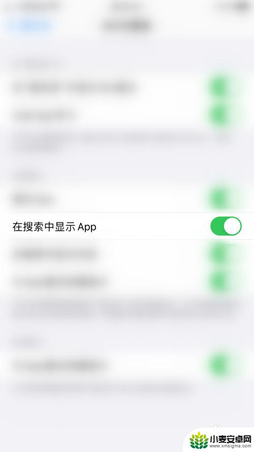 苹果手机关闭app搜索功能 iPHONE如何不在搜索中显示App