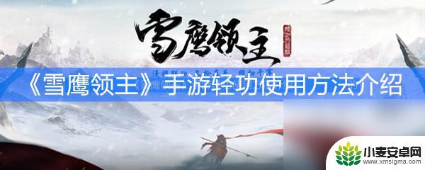 雪鹰领主手游轻功怎么用 《雪鹰领主》手游轻功使用攻略