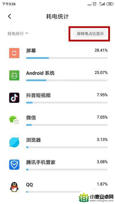 小米手机虚电统计怎么看 小米手机如何查看应用耗电情况