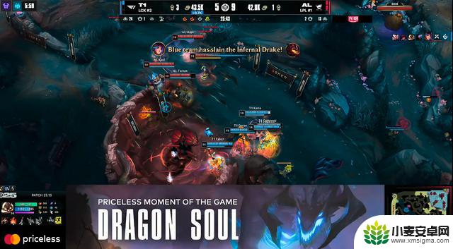 LOL-MSI:Oner蝎子带领T1主导决胜局,以3-2击败AL晋级决赛
