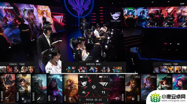 LOL-MSI:Oner蝎子带领T1主导决胜局,以3-2击败AL晋级决赛