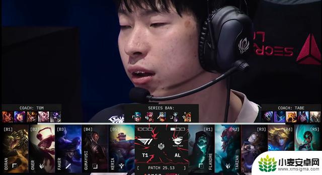 LOL-MSI:Oner蝎子带领T1主导决胜局,以3-2击败AL晋级决赛