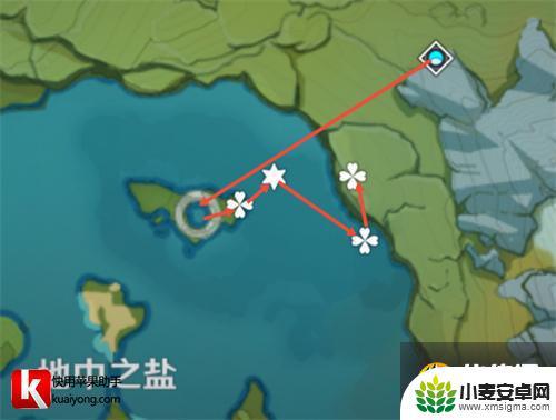 原神石铂采集路线图 原神石珀快速采集路线图