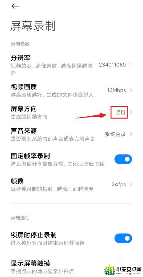 手机录屏如何设置竖屏锁定 怎样在屏幕录制时锁定为竖屏
