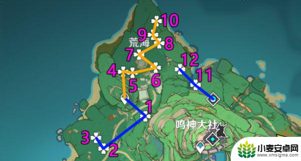 原神里绯樱绣球哪里拿 原神绯樱绣球收集路线图及分布图