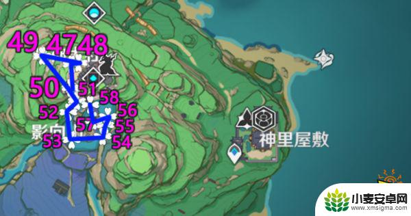 原神里绯樱绣球哪里拿 原神绯樱绣球收集路线图及分布图