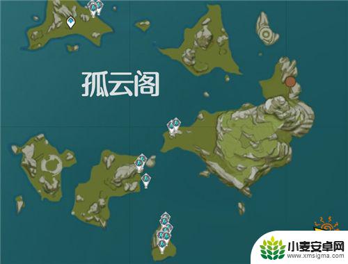 原神水晶矿详细分布图 原神水晶块采集地点