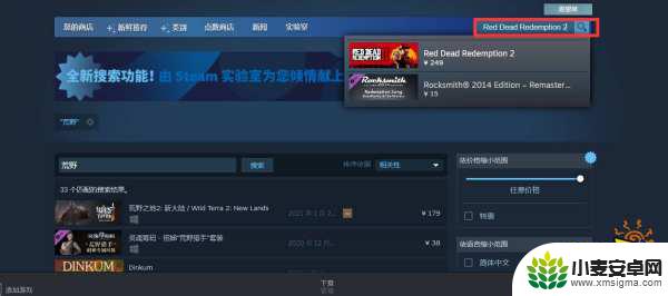 steam怎么搜不到荒野大镖客 steam平台上荒野大镖客2怎么购买
