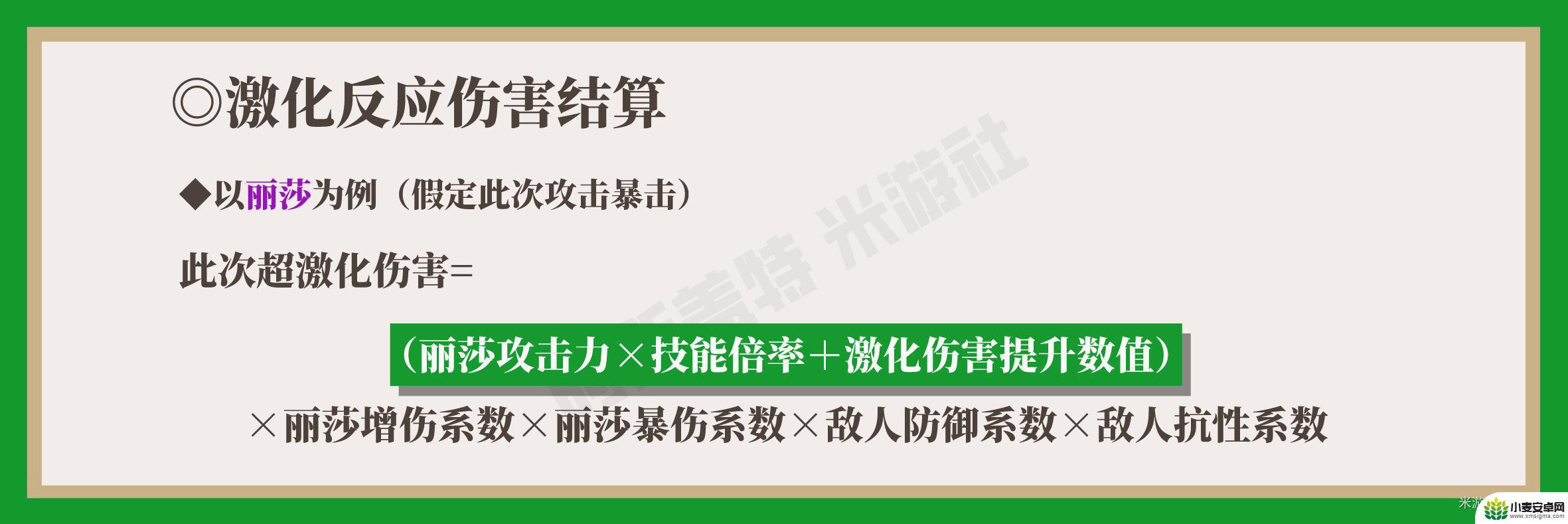 原神草原核伤害与什么有关 原神草元素反应对哪个敌人伤害高