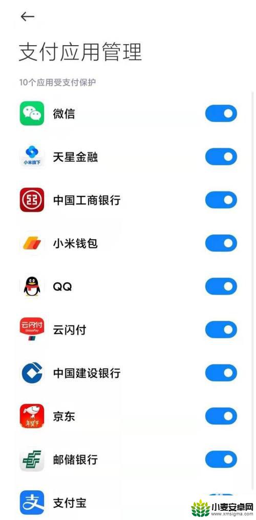 小米手机如何安全扫码付款 小米手机应用支付密码保护功能如何开启