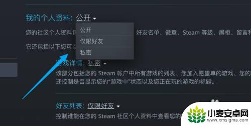 steam怎么取消隐私模式 Steam隐私设置教程