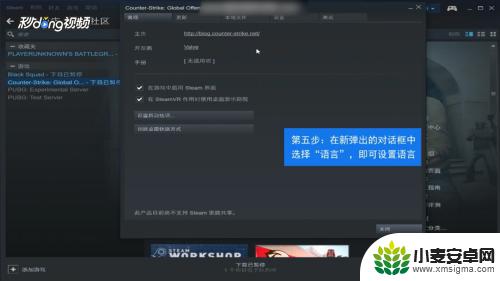 怎么改steam游戏的语言 如何更改Steam的显示语言