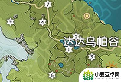 原神地图风瞳分布图 原神2024风神瞳全部采集位置