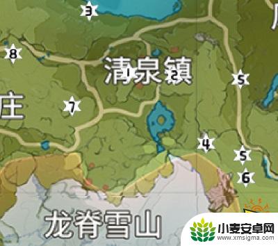 原神地图风瞳分布图 原神2024风神瞳全部采集位置