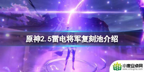 2.5原神雷电将军 《原神》2.5版本雷电将军复刻池四星角色介绍