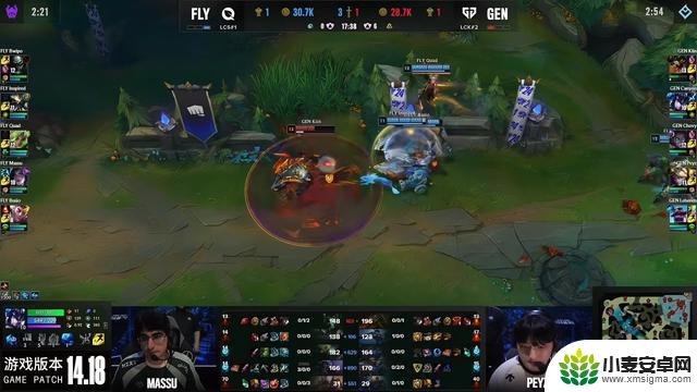 S14世界赛:Bwipo螃蟹带领FLY战胜GEN,拿下赛点!