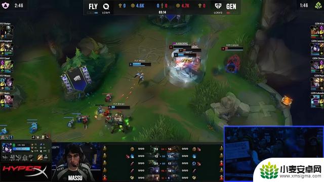 S14世界赛:Bwipo螃蟹带领FLY战胜GEN,拿下赛点!