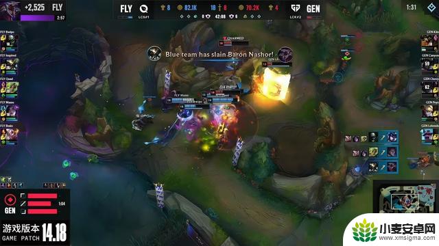 S14世界赛:Bwipo螃蟹带领FLY战胜GEN,拿下赛点!