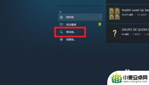 steam组在 STEAM如何查找并且加入一个组的步骤