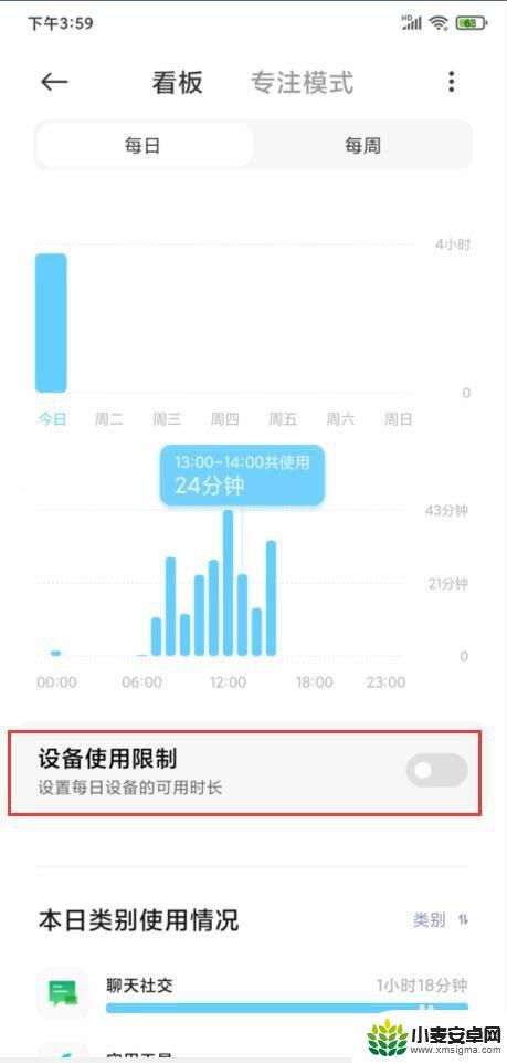 小米如何设置定时使用手机 小米手机的设备使用时间怎么设置