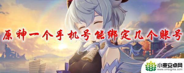 原神手机绑定几个账号 原神一个手机号能注册几个账号