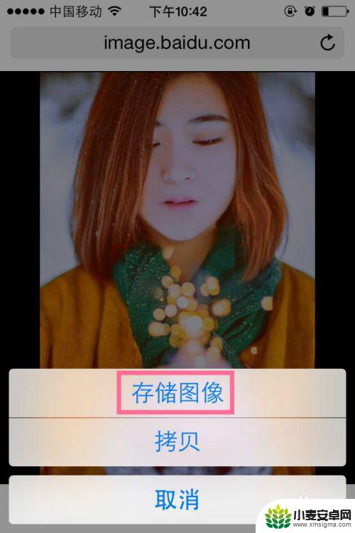 苹果手机在浏览器怎么保存图片 苹果手机浏览网页时如何储存图片