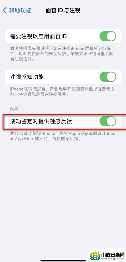 苹果手机解锁怎么震动 iPhone 面容解锁振动功能怎么打开