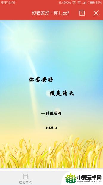 pdf.do手机怎么打开 手机如何打开PDF文件