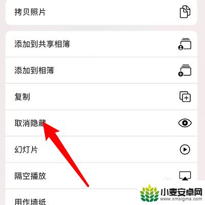 iphone怎么显示隐藏的照片 苹果手机怎么显示隐藏的照片