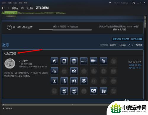 steam找徽章 Steam账号中如何查看徽章