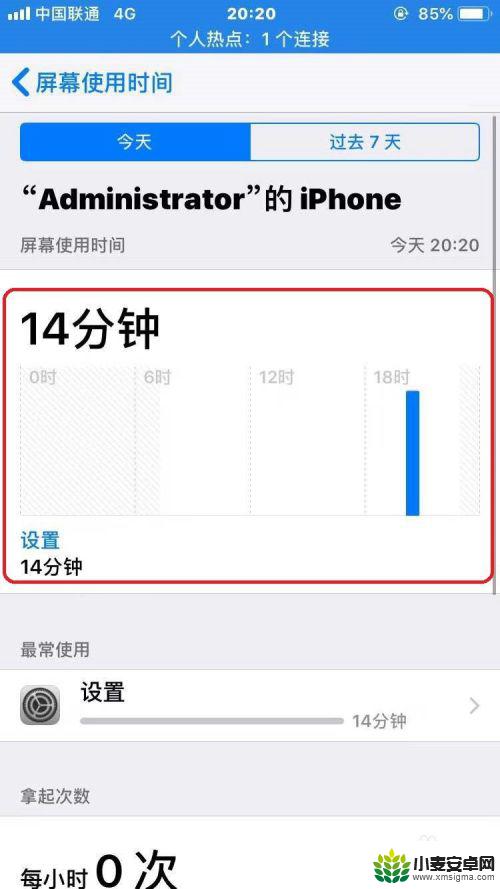 苹果手机怎么看屏幕使用时间记录 怎样查看iPhone手机屏幕的使用时间