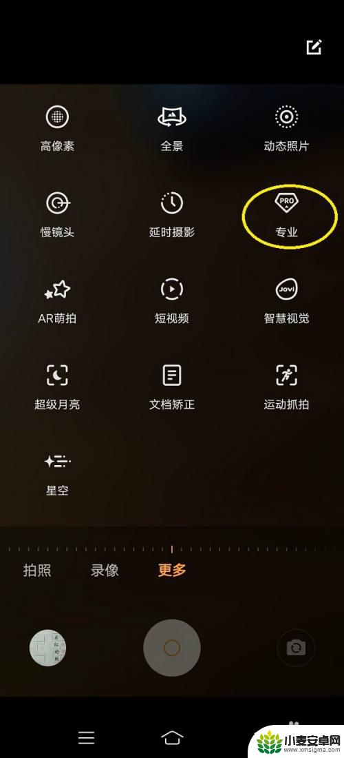 vivo手机专业模式参数都是什么意思 vivo手机相机专业模式设置选项