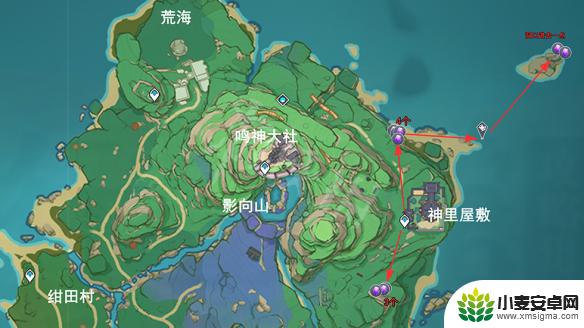 原神紫电石 原神紫晶块采集路线攻略